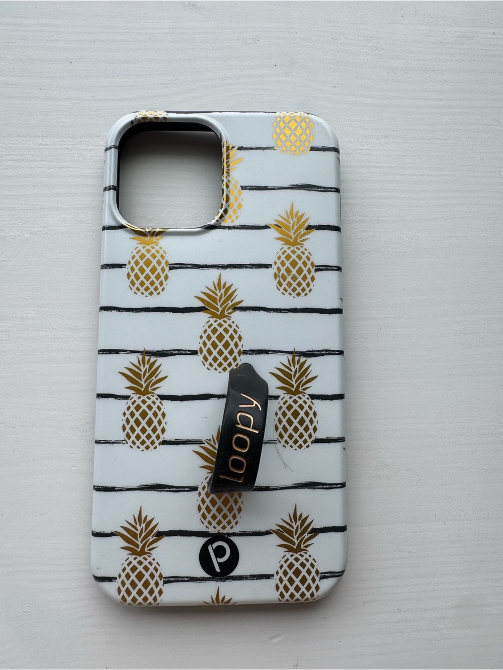 Loopy Case Gold Pineapple — iPhone 12 Pro Max
